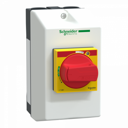 TeSys LE - GV2 - LC - Coffret plastique non equ ipe gv2 av poig