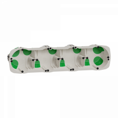 Multifix Air - boîte étanche 4 postes - Ø67mm - P47mm - entraxe 71mm