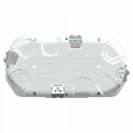 Multifix - boîte encastrement - 2 postes - Ø67mm - P50mm - entraxe 71mm