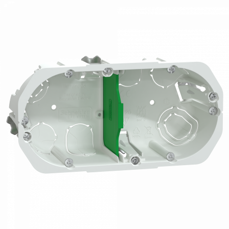 Multifix - boîte encastrement - 2 postes - Ø67mm - P50mm - entraxe 71mm