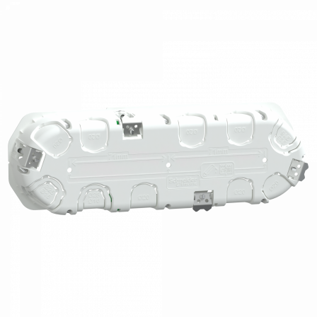 Multifix - boîte encastrement - 3 postes - Ø67mm - P40mm - entraxe 71mm