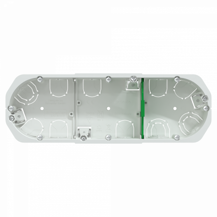 Multifix - boîte encastrement - 3 postes - Ø67mm - P50mm - entraxe 71mm