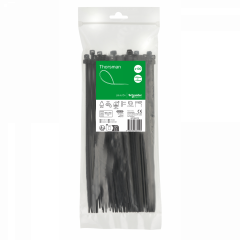 Thorsman colliers de serrage 250x4.8 Noir, 100p