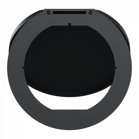 Unica System+ - couvercle anthracite opaque pr bloc de prise à encastrer XS IP42