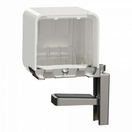 Unica System+ - fixation/finition embout pour nourrice M - à serrage - blanc
