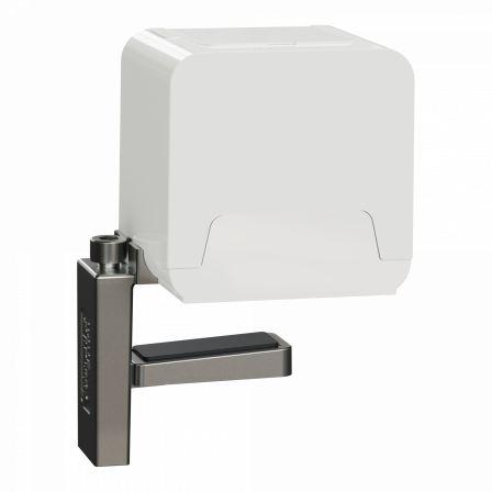 Unica System+ - fixation/finition embout pour nourrice M - à serrage - blanc