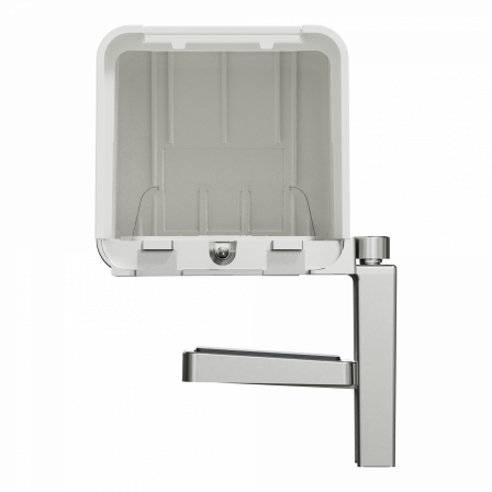 Unica System+ - fixation/finition embout pour nourrice M - à serrage - blanc