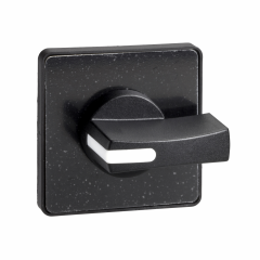 Harmony - tête de manoeuvre - 45x45mm - noir - crosse noire - marquage à graver