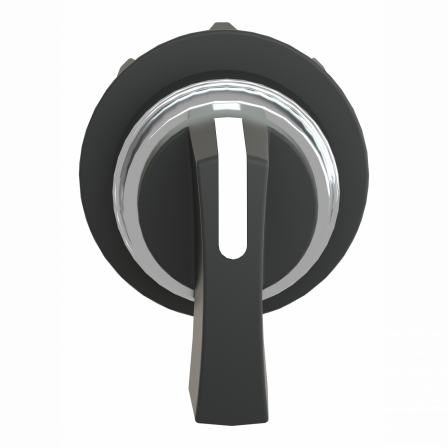 Harmony - tête de manoeuvre - Ø29mm - plastique - métallisé - crosse noire