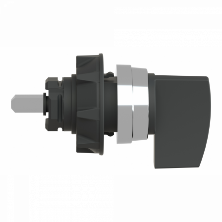 Harmony - tête de manoeuvre - Ø29mm - plastique - métallisé - crosse noire