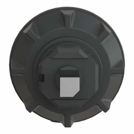 Harmony - tête de manoeuvre - Ø29mm - plastique - métallisé - crosse noire