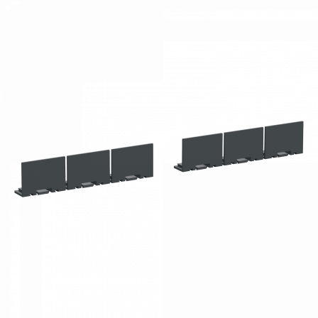 Cache-bornes pour l'assemblage de l'accouplement 3P G115-800 IP20