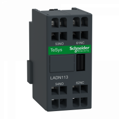 TeSys D - bloc contacts auxiliaires frontaux - 1F+1O - bornes à ressort