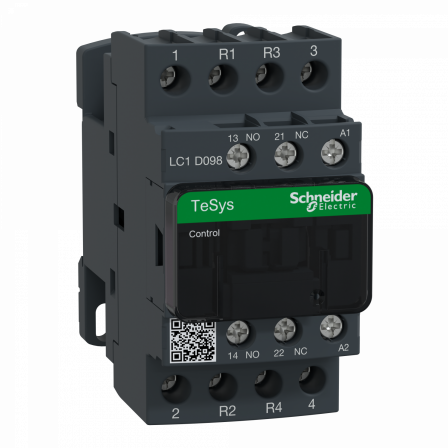 TeSys LC1D - contacteur - 4P (2F+2O) - AC-1 440V - 20A - bobine 230Vca