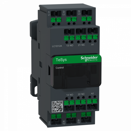 Snap-In - TeSys LC1D - contacteur - 3P - AC-3 440V - 12A - bobine 36Vca