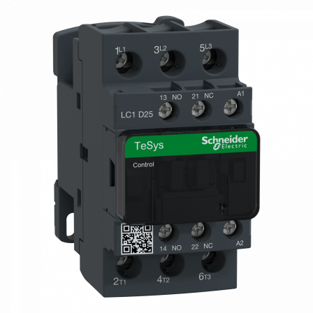 TeSys D - Cont 3p 25a 1f 1o 115vca emb col