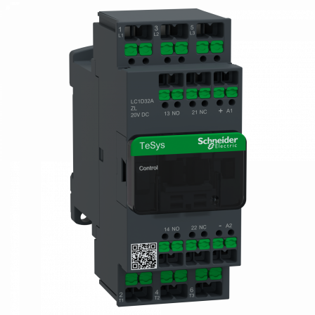 Snap In - TeSys Deca Contacteur 32A 3P 20V L DC enfichable