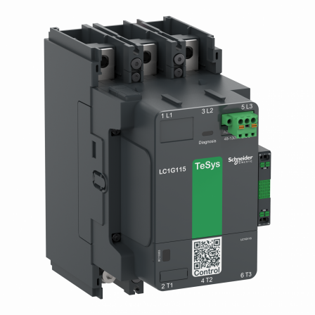 Contacteur TeSys LC1G 115A 440V 3P AC3 Standard 200-500V AC-DC bobine