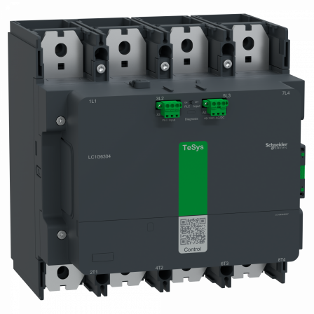 TeSys Giga, 4P(4NO), 630A, bobine AC/DC 48V…130V, application SNCF, Avanced