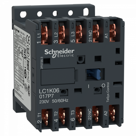 TeSys LC1K - contacteur - 3P - AC-3 440V - 6A - bobine 230Vca