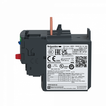 TeSys LRD - relais de protection thermique - 0,63..1A - classe 10A