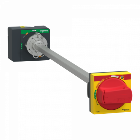 ComPacT NSXm - commande rotative prolongée IP54 rouge/jaune O pour NSXm