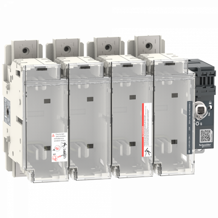 FuPact GS - interrupteur sectionneur fusible - 250A - 4P - DIN 0/1 - F&R CTRL