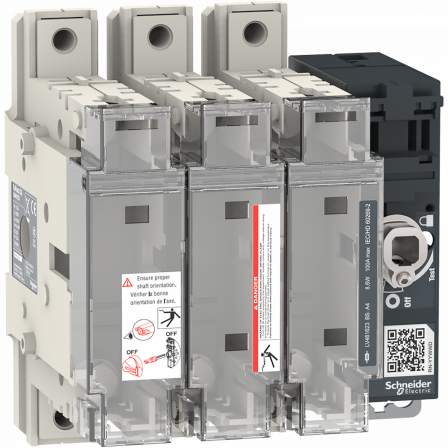 FuPact GS - interrupteur sectionneur fusible - 100A - 3P - BS A2/4 - F&R CTRL