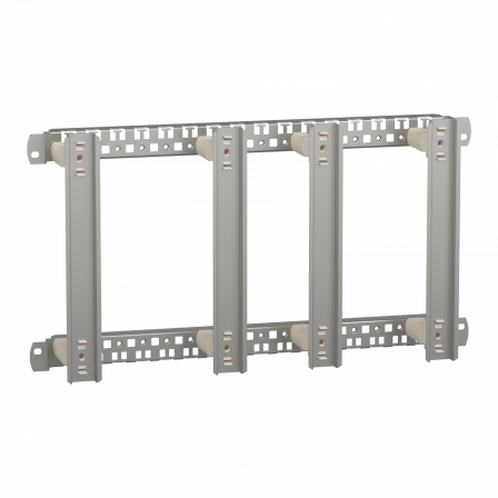 PrismaSeT G - Platine 4 Din verticaux pour bornes de jonction