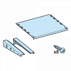 PrismaSeT G  - Auvent coffret et gaine IP55 - L300 - RAL9003