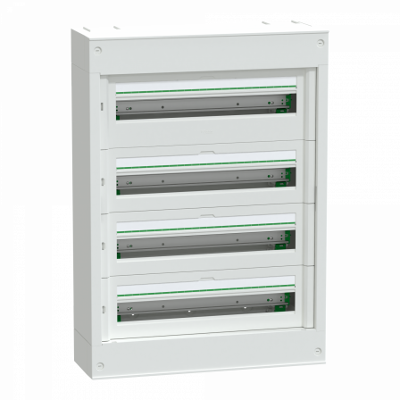 PrismaSeT S - coffret saillie plastique & métal 4 rangées 24 modules