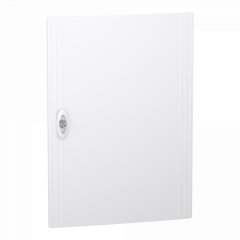 PrismaSeT XS - Porte pleine RAL9003 pour coffret encastré 3 rangées 18 modules