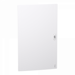 PrismaSeT XS - Porte pleine RAL9003 pour coffret saillie 5 rangées 24 modules