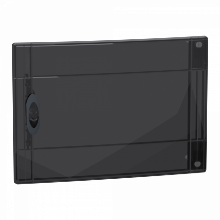 PrismaSeT XS - Porte fumée RAL9003 pour coffret encastré 1 rangée 18 modules