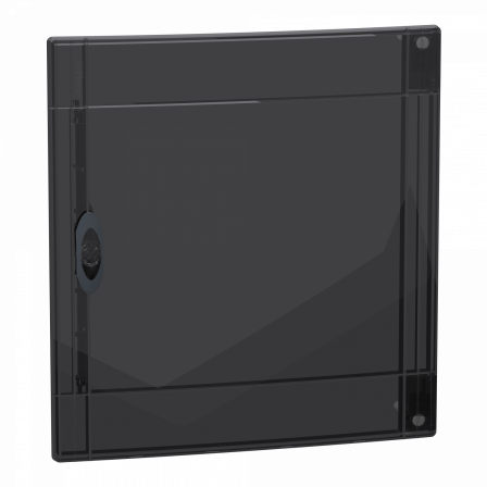 PrismaSeT XS - Porte fumée RAL9003 pour coffret encastré 2 rangées 18 modules