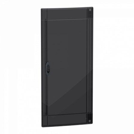 PrismaSeT XS - Porte fumée RAL9003 pour coffret encastré 4 rangées 13 modules