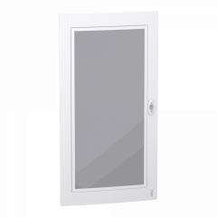 PrismaSeT XS - Porte transparente RAL9003 pour coffret saillie 6R 24 modules