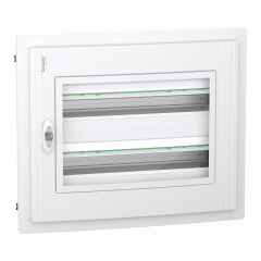 PrismaSeT XS - Coffret plastique encastré 2 rang. 24 modules - avec porte transp