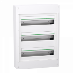 PrismaSeT XS - Coffret saillie 3 rangées 18 modules - sans porte