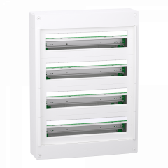 PrismaSeT XS - Coffret plastique saillie 4 rangées 24 modules - sans porte