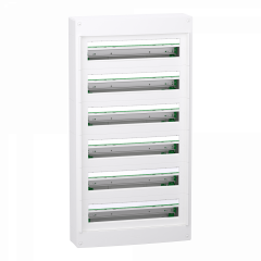 PrismaSeT XS - Coffret plastique saillie 6 rangées 24 modules - sans porte