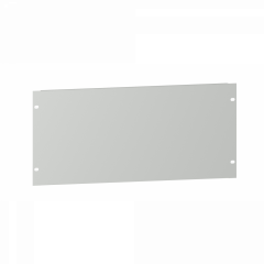 Actassi plastron 19P plein 4U tôle - RAL7035