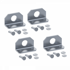 PanelSeT Accessoires - 1 jeu de 4 équerres double lev. - vis M12 - Charge 500kg
