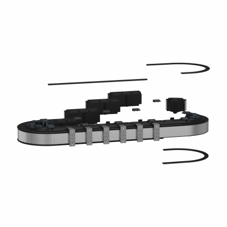 Lexium MC12-LXMMC-Multichariots - Jeu de 2 butées pour extrémité de piste