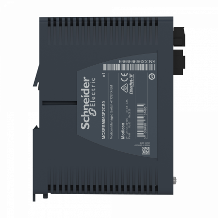 Modicon Switch administré - 4 ports cuivre & 2 ports fibre monomode