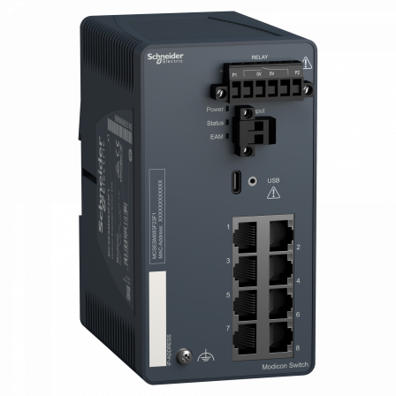 Modicon Switch Manageable Etendu 8Ports Cuivre