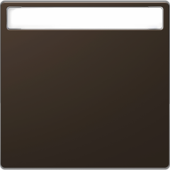 D-Life - enjoliveur pour commande simple avec porte-étiquette - métal mocca