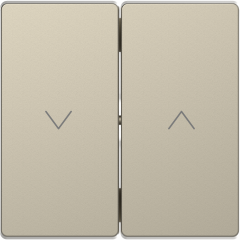 D-Life - enjoliveur pour commande double volets roulants - blanc sable