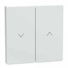 D-Life - enjoliveur pour commande double volets roulants - blanc lotus