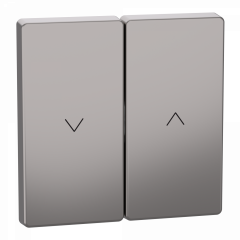 D-Life - enjoliveur pour commande double volets roulants - métal nickel